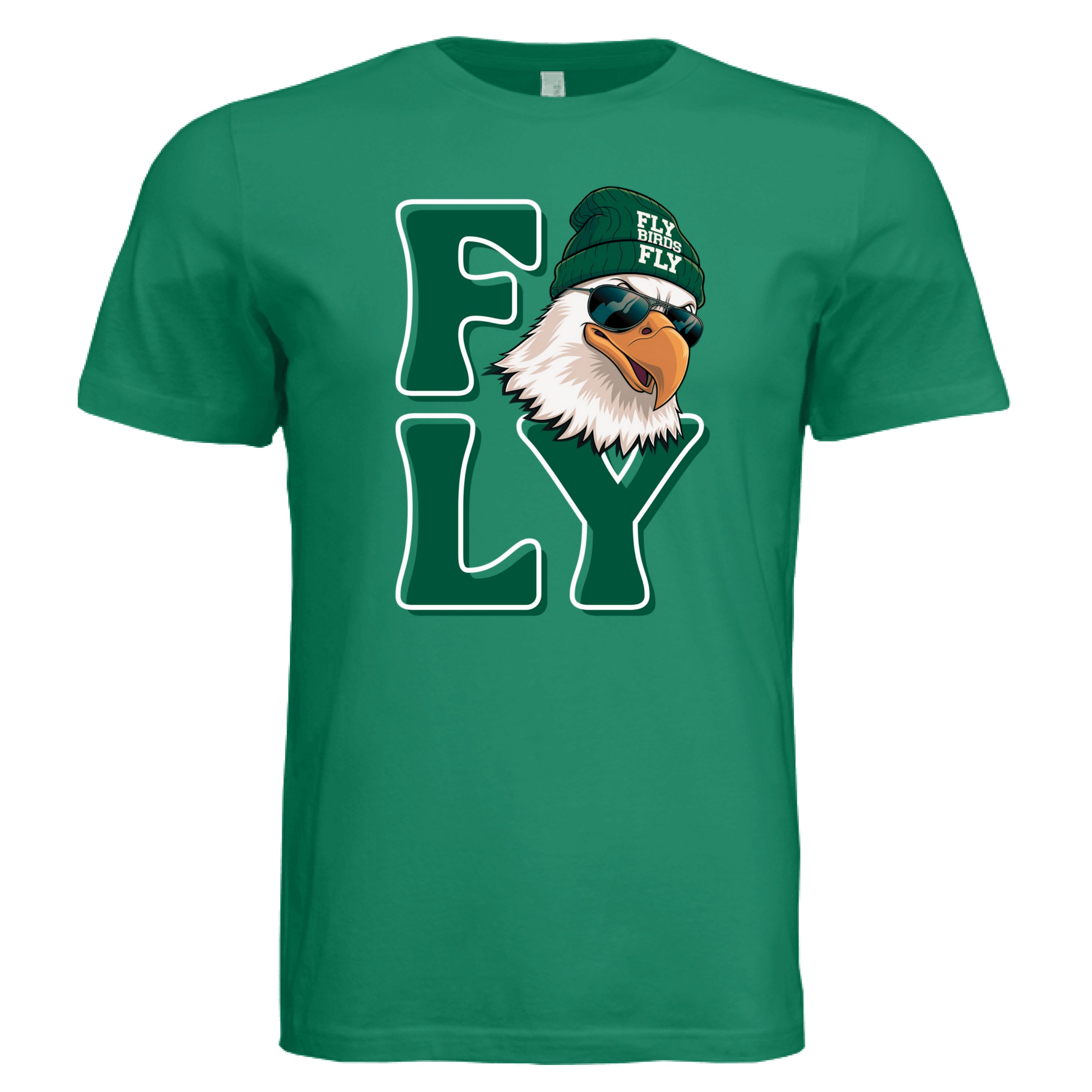 Solid Kelly Triblend - FRONT