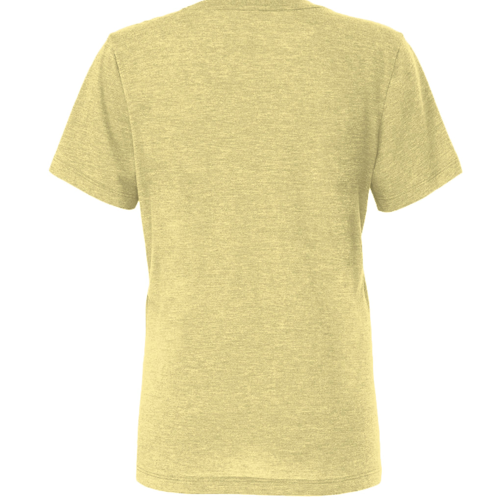 Pale Yellow Triblend - BACK